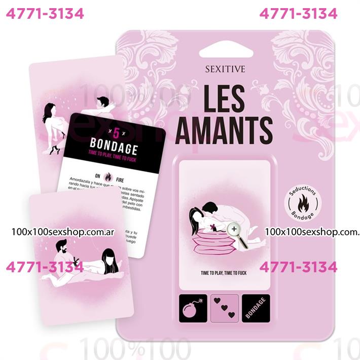 Cód: CA JUE GLO04 - Les Amants. Juego de cartas + dado - $ 21700 Cód: CA JUE GLO04 - Les Amants. Juego de cartas + dado - $ 21700